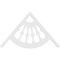 Ekena Millwork Pitch Classic Wagon Wheel Architectural Grade PVC Gable Pediment, 36"W x 21"H x 1"P (14/12) GPP036X021X100CWW - alternate 4